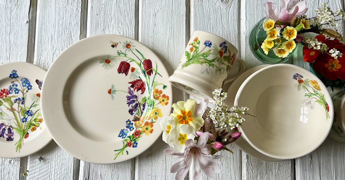 Wild Flowers tableware