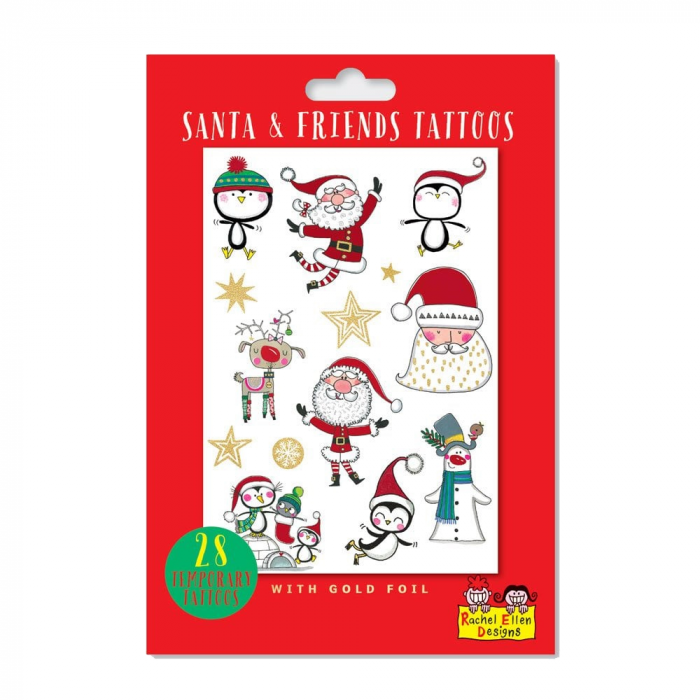 Rachel Ellen Designs
Santa and Friends Christmas Tattoos