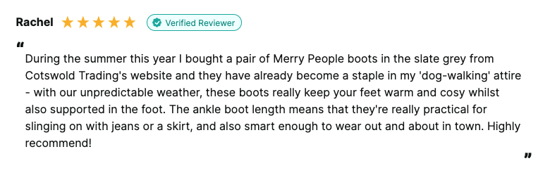 Merry people boot review