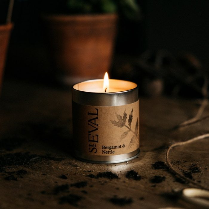 St Eval - Bergamot & Nettle Scented Tin Candle