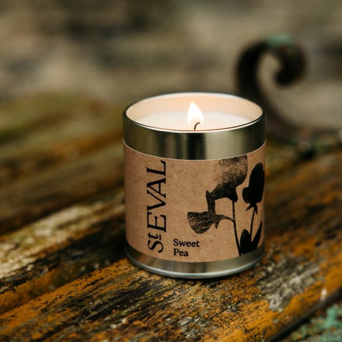 St Eval - Sweet Pea Scented Tin Candle