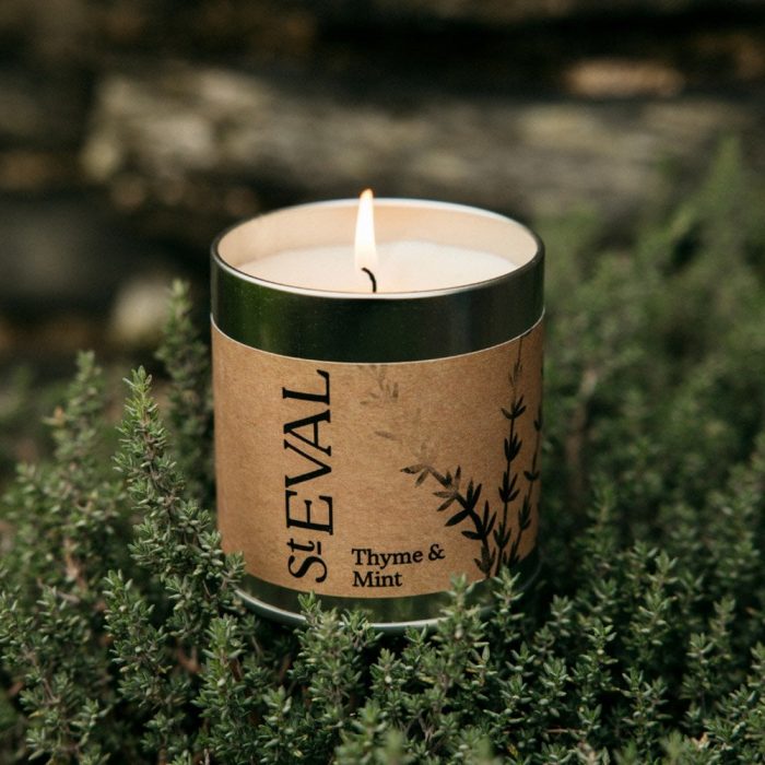 St Eval - Thyme & Mint Scented Tin Candle
