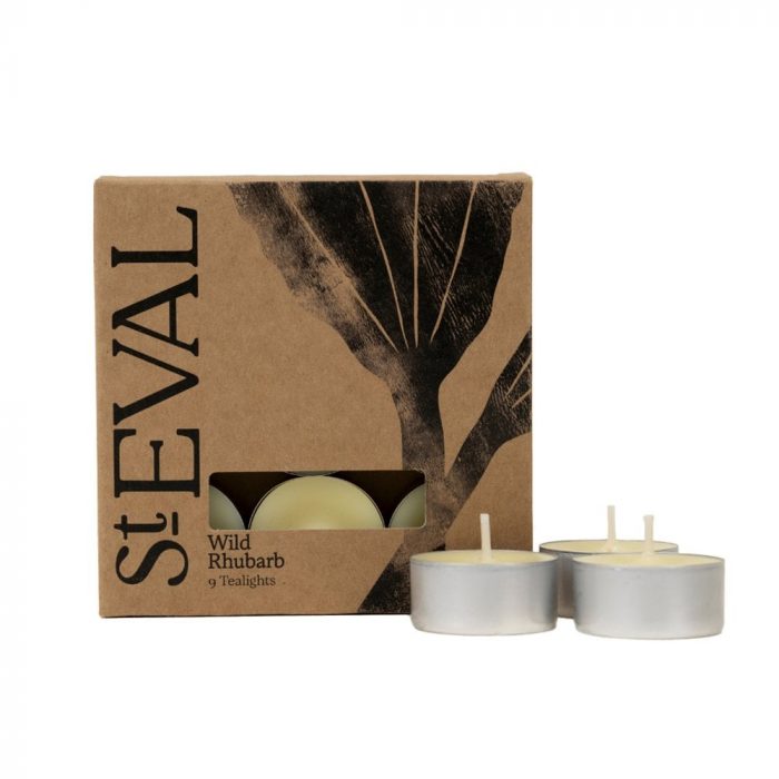 St Eval - Wild Rhubarb Scented Tea Lights
