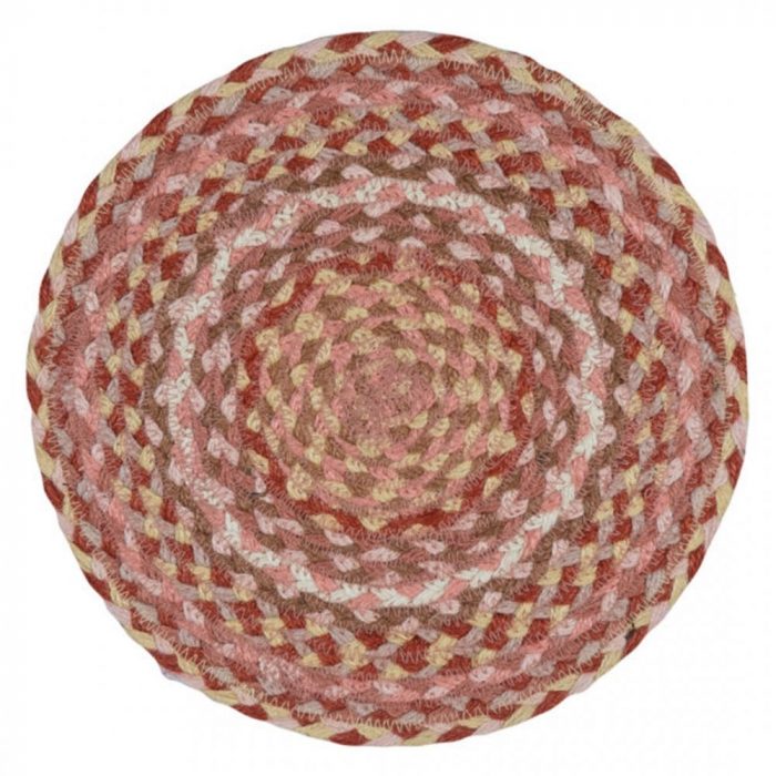 The Braided Rug Company
Coral Round Jute Braided Large Placemats Set of 6