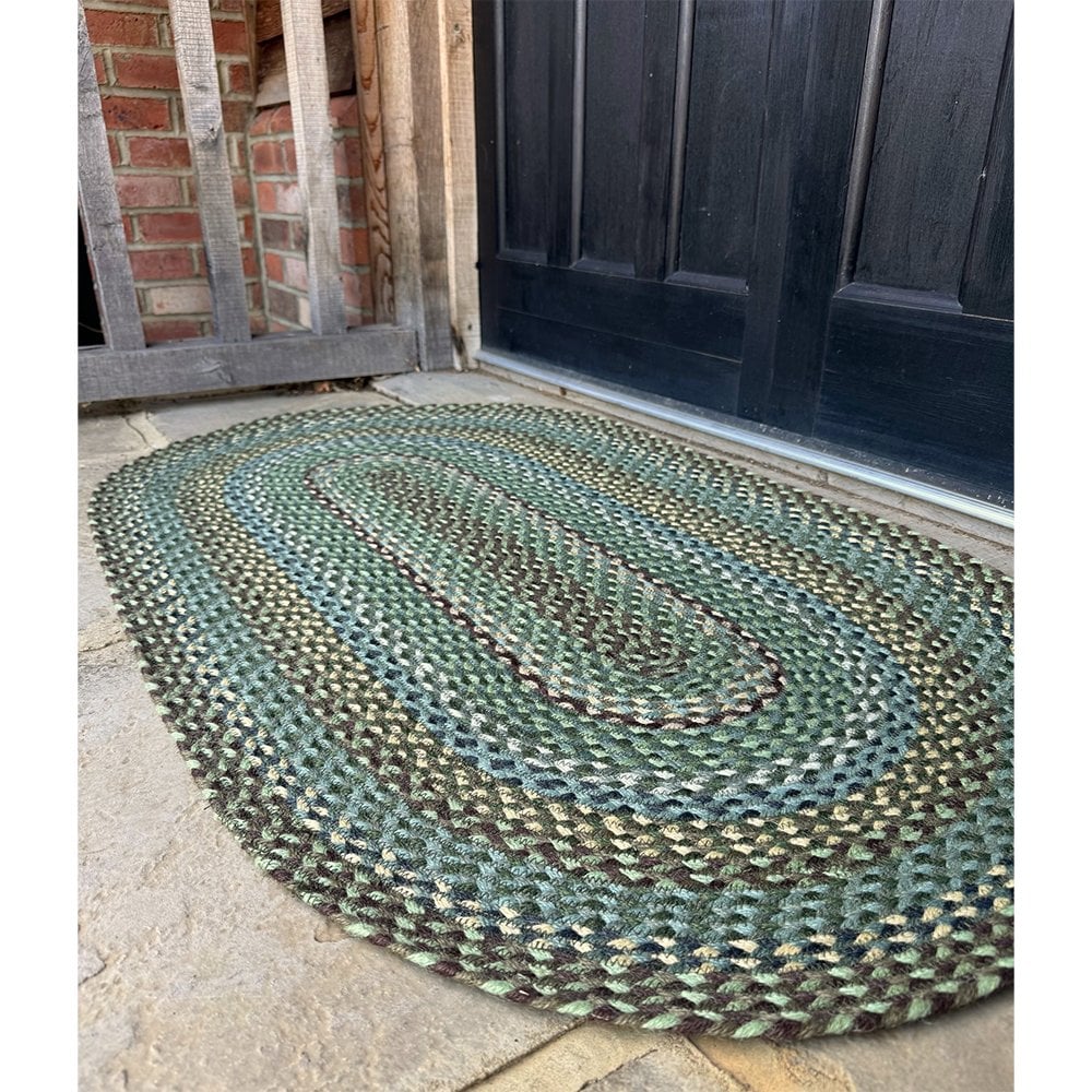 The Braided Rug Company Rug Green