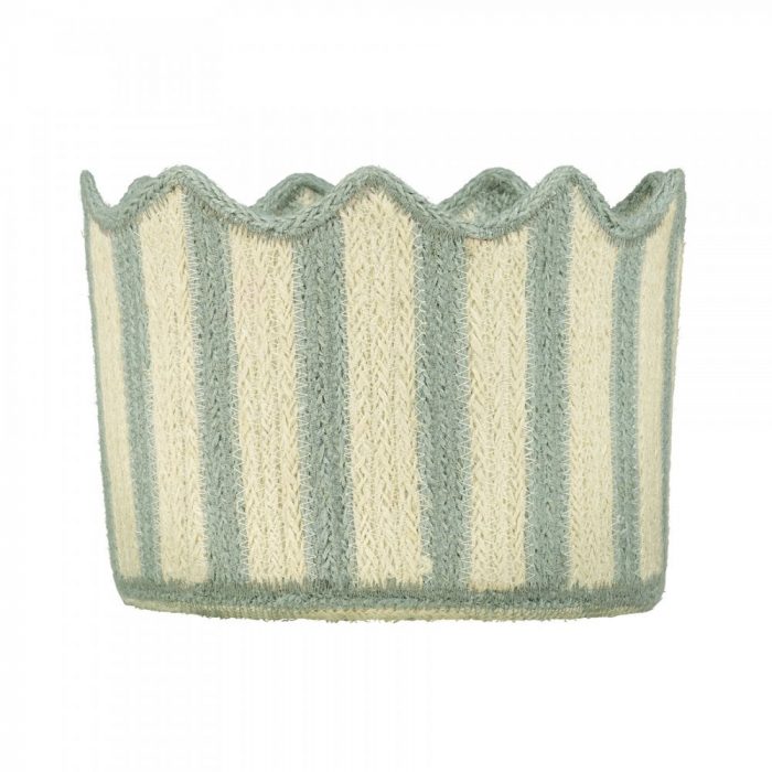 The Braided Rug Company
Light Blue Organic Jute Tulip Basket