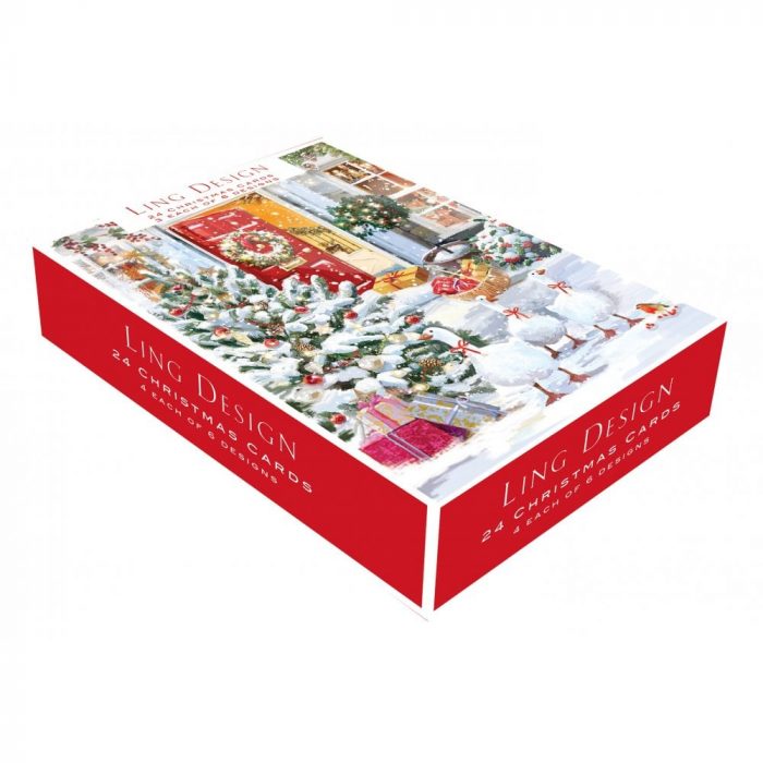 Ling Design
Christmas At Home Box of 24 Christmas Cards