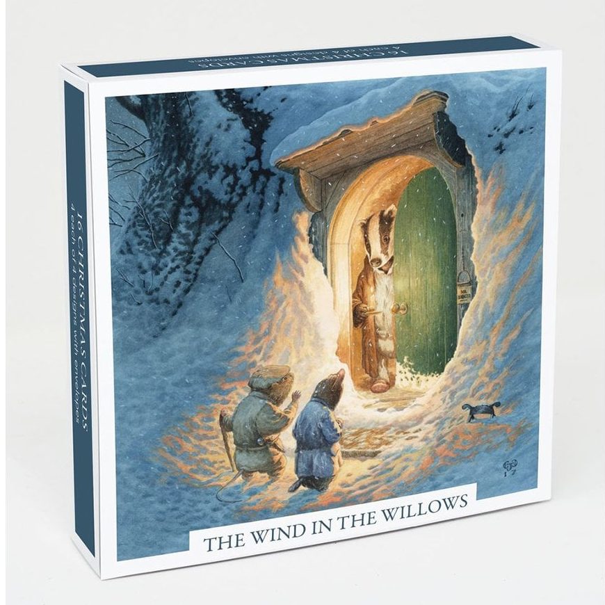 Museums & Galleries Wind in the Willows Pack of 16 Christmas cards