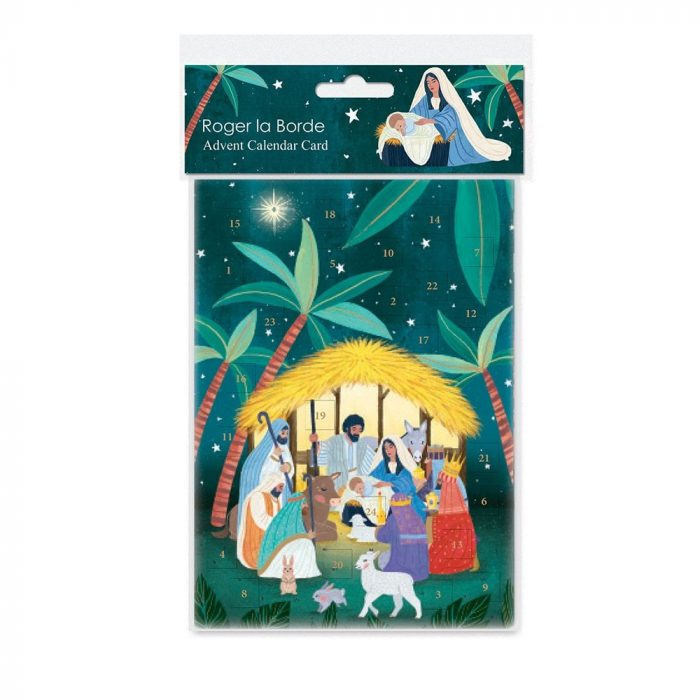 Roger la Borde
Away In A Manger Advent Calendar Card