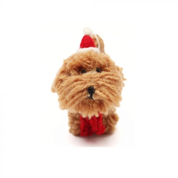 Amica Felt
Christmas Cockapoo in Hat & Scarf Hanging Decoration