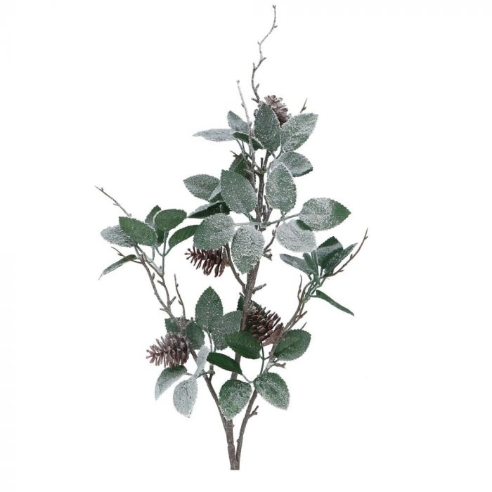 Gisela Graham
Frosted Leaves and Cones Spray