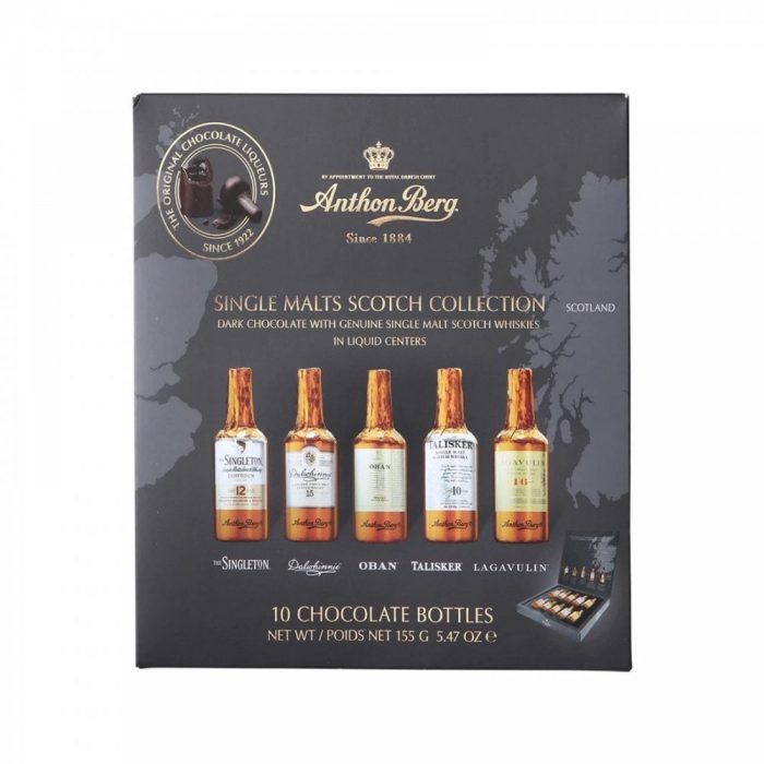 HF Chocolates
Anthon Berg 10 Piece Dark Chocolate Single Malts Scotch Collection