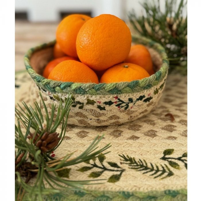 The Braided Rug Company
Christmas Jute Braided Mini Basket
