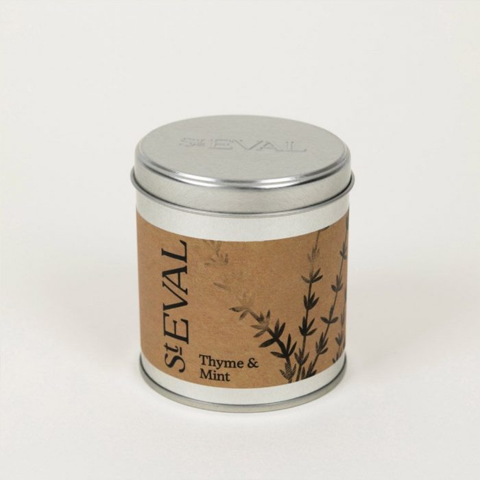 St. Eval
Thyme & Mint Scented Tin Candle