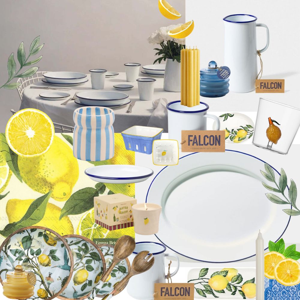 The Mediterranean Lemon Grove outdoor dining and picnic inspiration