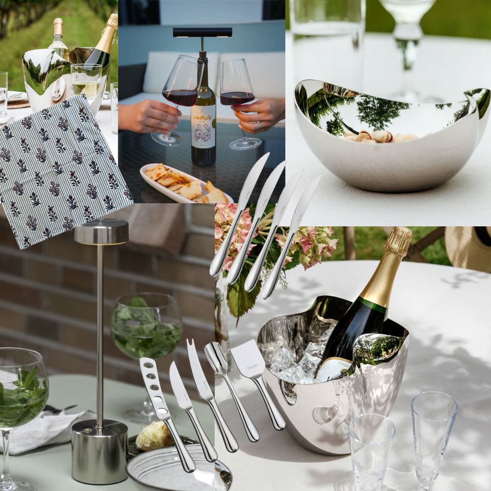 The Sophisticated Adult Outdoor Dinner Party tableware inspiration