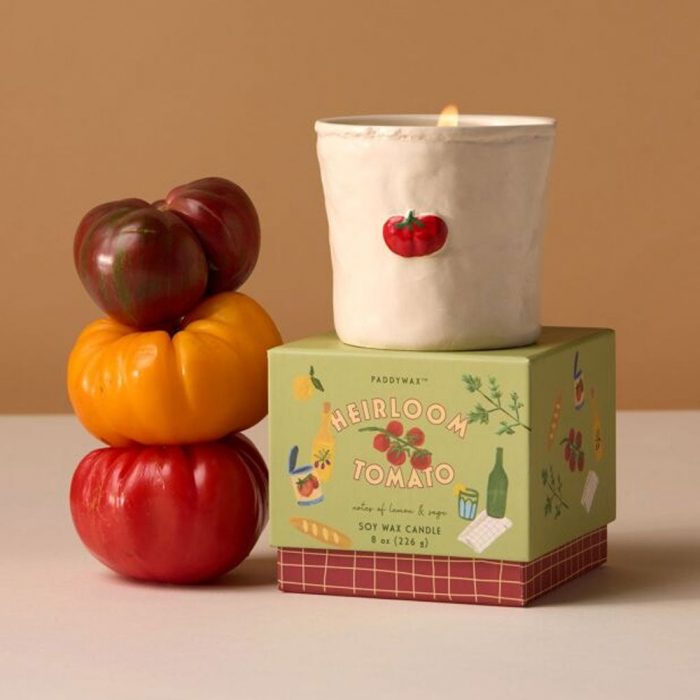 Paddywax Heirloom Tomato Bistro Ceramic Candle