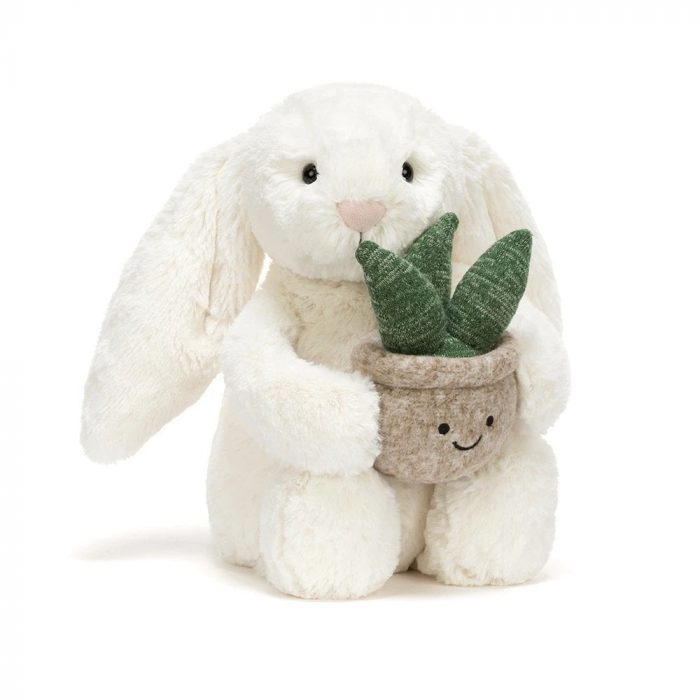 Jellycat
Cream Bunny with Plant