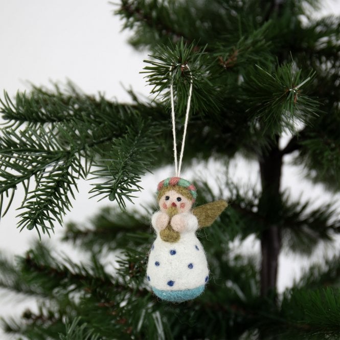 A World of Craft Everest Angel Festive Felt Hanging Decoration