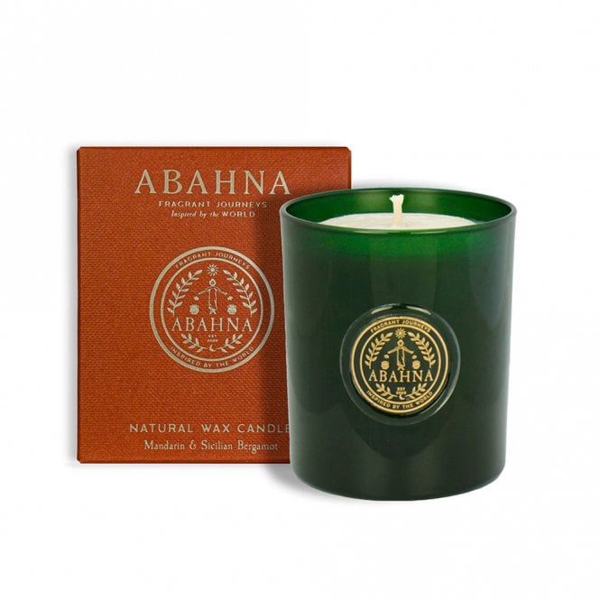 Abahna Mandarin & Sicilian Bergamot Natural Wax Candle