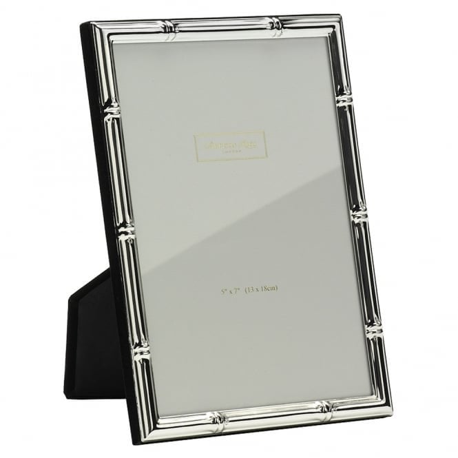 Addison Ross Bamboo Silver Plated Photo Frame 5 x 7 Inch