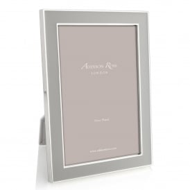 Chiffon Enamel & Silver Frame 4 x 6 Inch