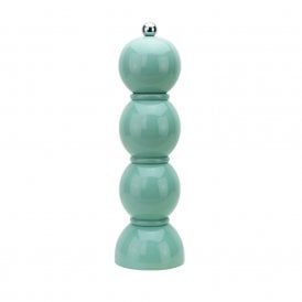Eau de Nil Lacquer Bobbin Salt or Pepper Mill Grinder