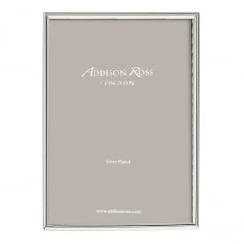 Fine Edged Silver Plated Photo Frame 5 x 7 Inch