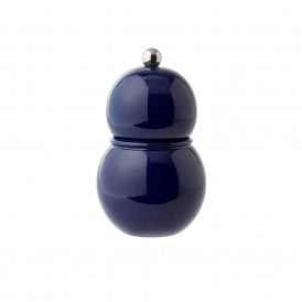 Navy Lacquer Chubbie Salt or Pepper Mill Grinder