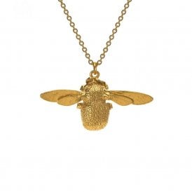 22ct Gold Plated Bumblebee Necklace