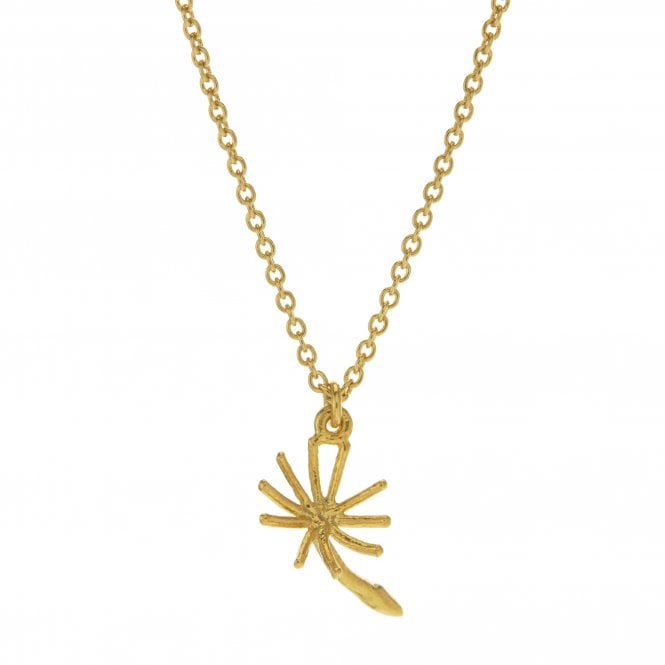 Alex Monroe 22ct Gold Plated Dandelion Fluff Necklace