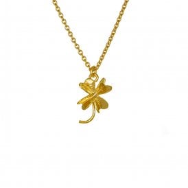 22ct Gold Plated Lucky Clover Necklace