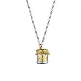 22ct Gold Plated Marmalade Jar Necklace