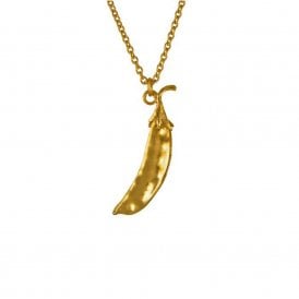 22ct Gold Plated Peapod Necklace