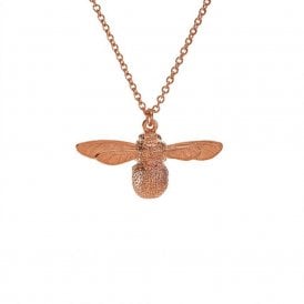 Rose Gold Plated Baby Bee Necklace