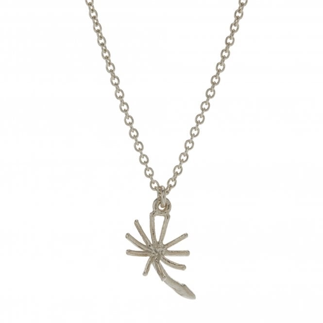 Alex Monroe Silver Dandelion Fluff Necklace