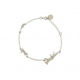 Silver Fox, Rabbit & Mouse Chase Bracelet