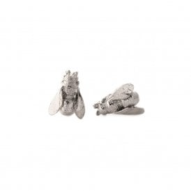 Sterling Silver Honeybee Stud Earrings