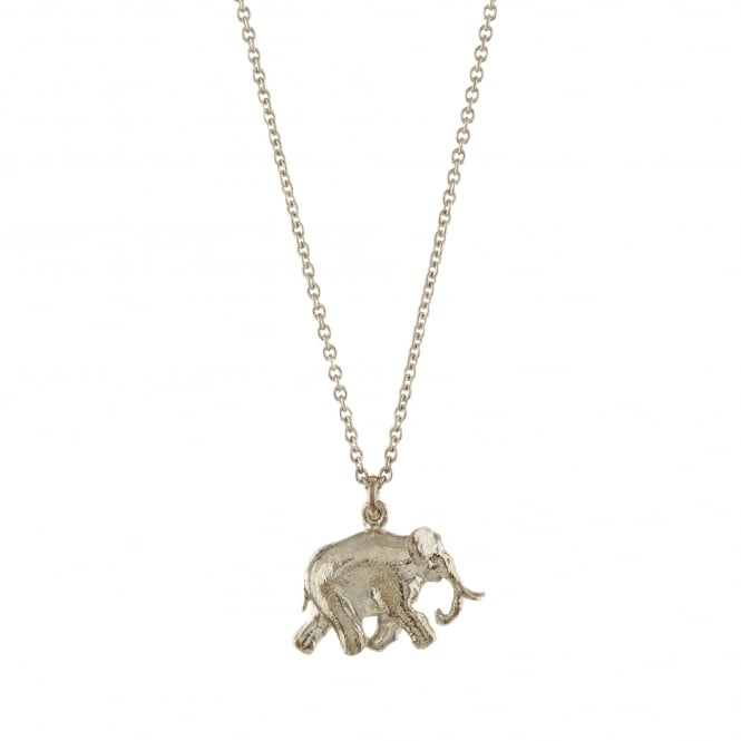 Alex Monroe Sterling Silver Indian Elephant Necklace