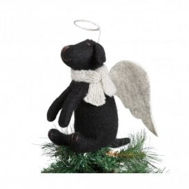Large Black Labrador Tree Topper