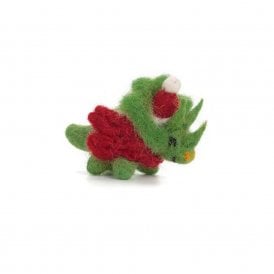 Mini Triceratops with Hat & Scarf