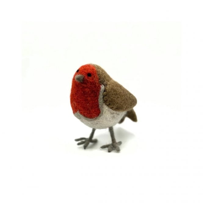 Amica Felt Natural Robin Hanging Decoration