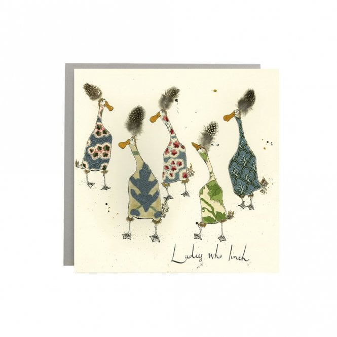 Anna Wright Ladies Who Lunch Duck Card