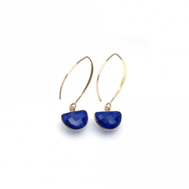 Annabella Moore Blue Lapis Gemstone Earrings