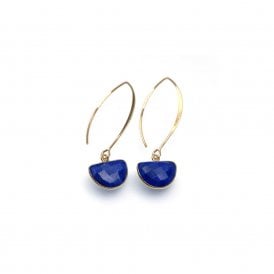 Blue Lapis Gemstone Earrings