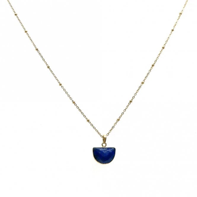 Annabella Moore Bottle Blue Lapis Gemstone Necklace