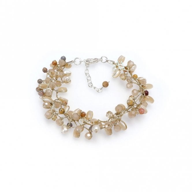 Annabella Moore Cream Pearl Jasper Bracelet