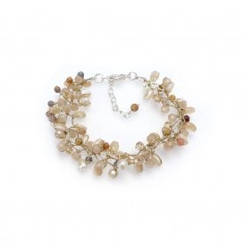 Cream Pearl Jasper Bracelet