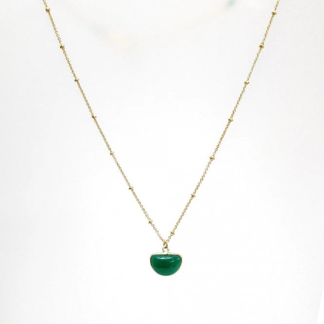 Annabella Moore Green Onyx Necklace