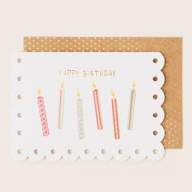 Candles Birthday Card